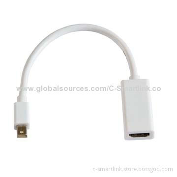 Mini DisplayPort to HDMI Adapter/Cable for Apple's MacBook, iMac, 0.15m Cable Length/Supports 1,080P